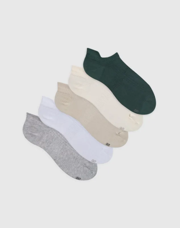 Medias mujer tobillera corta pack x5 surtido sold by Gef