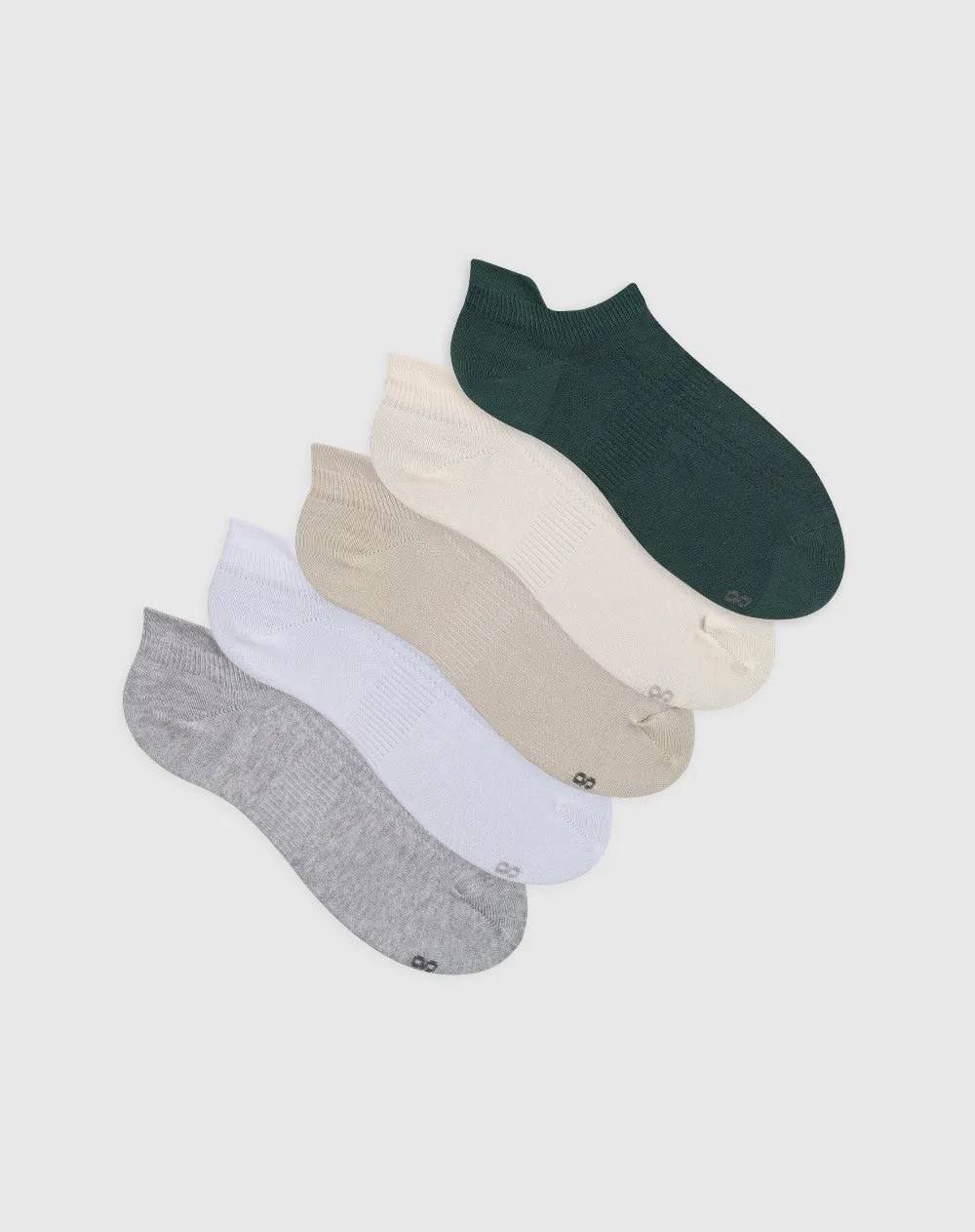 Medias mujer tobillera corta pack x5 surtido sold by Gef