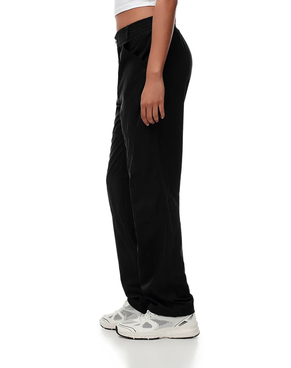 Pantalón recto tiro medio negro mujer sold by Gef product image thumbnail 4