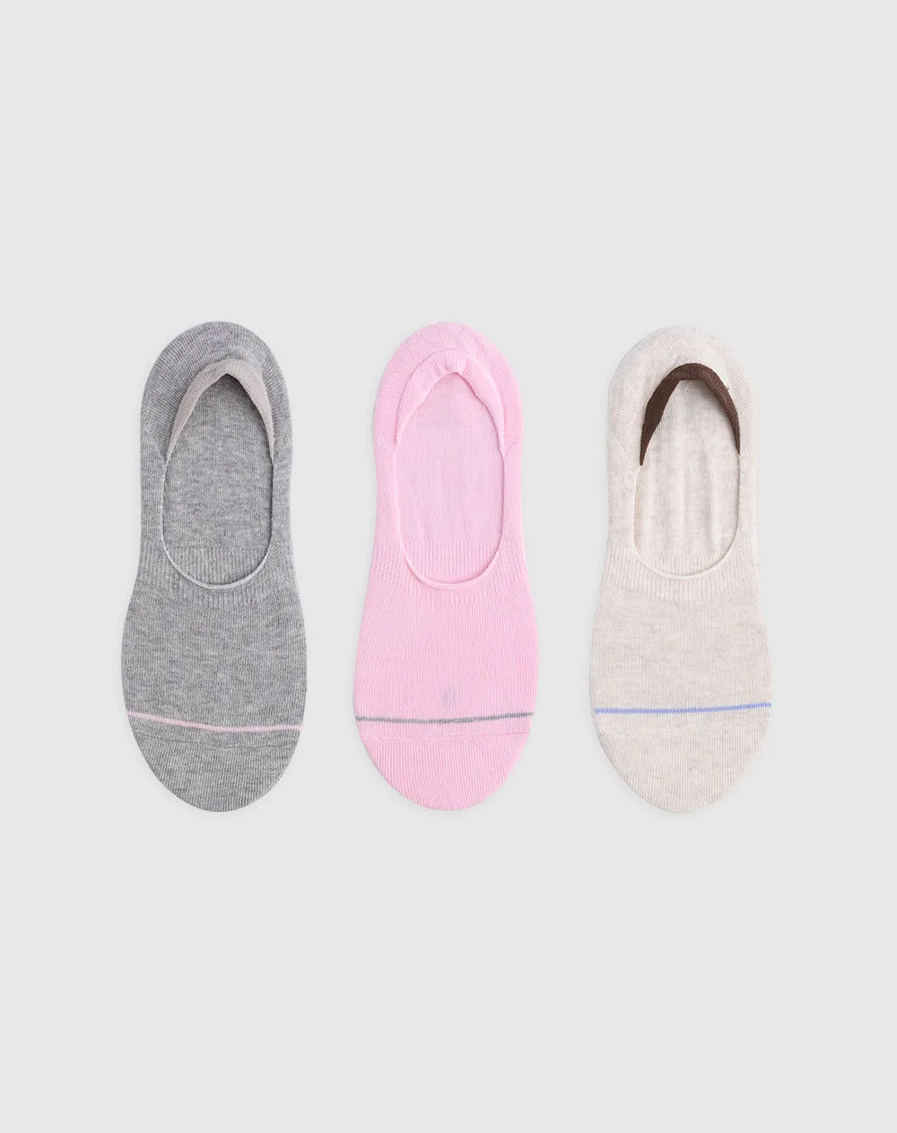 Medias para mujer baleta algodón pack x3unds surtidas sold by Gef