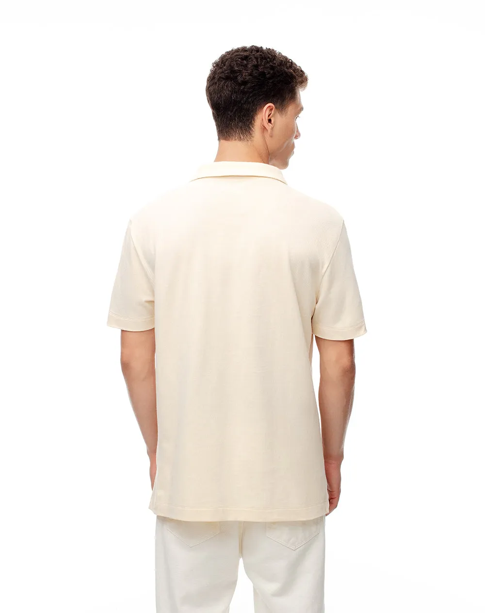 Polo regular algodón crema hombre sold by Gef product image thumbnail 2