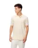 Polo regular fit crema sold by Gef