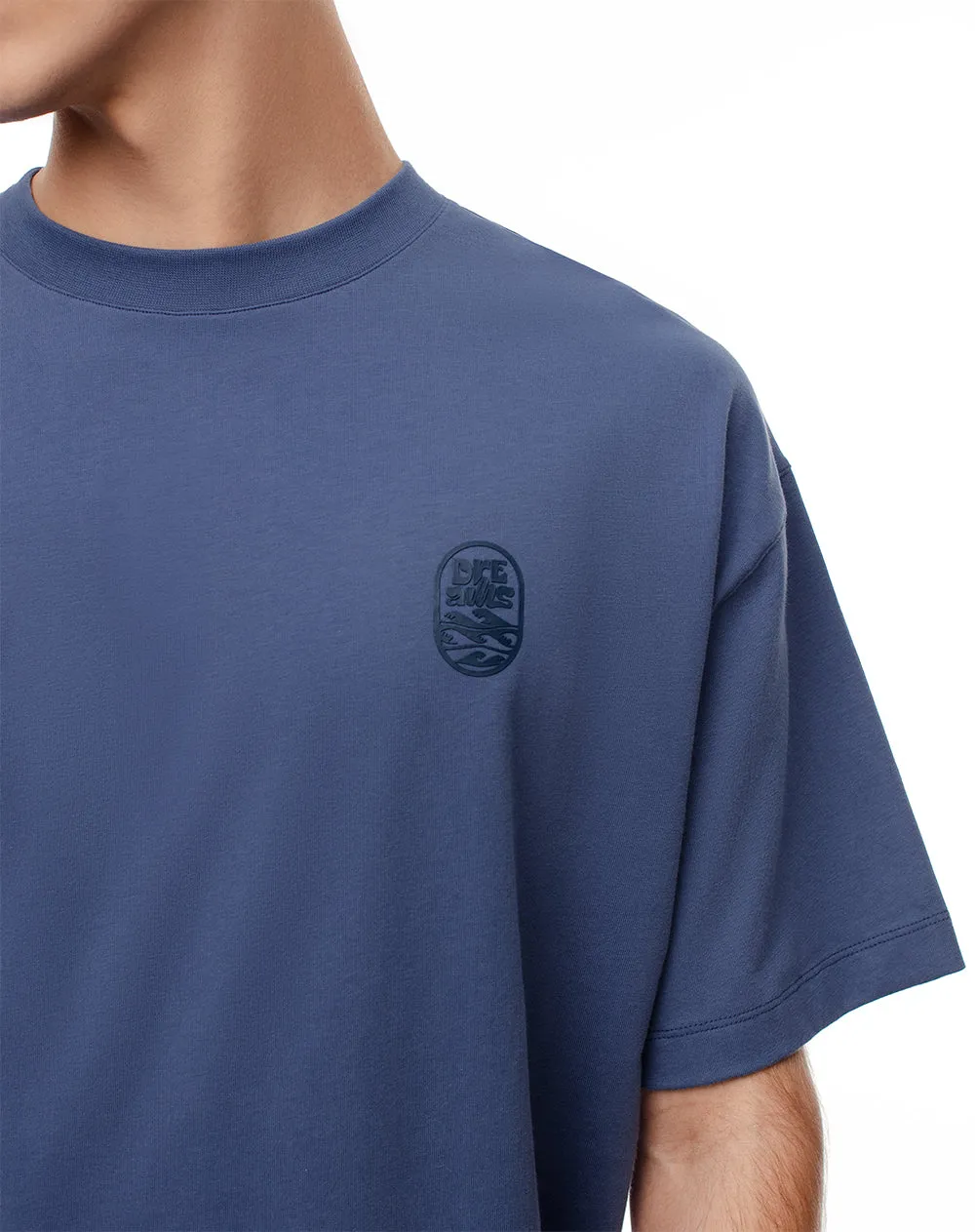 Camiseta regular fit manga corta azul sold by Gef product image thumbnail 4