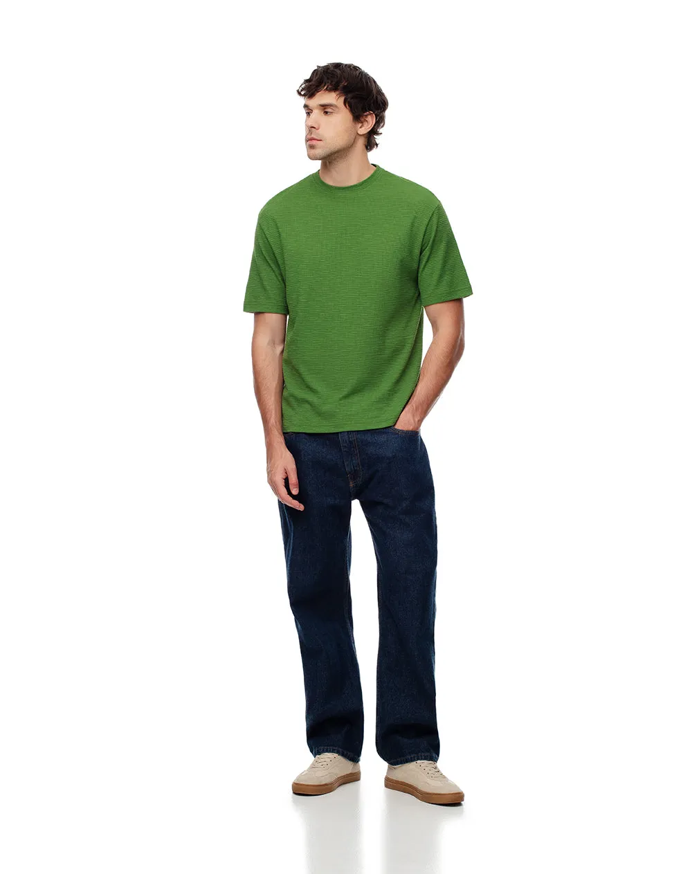 Camiseta oversize verde hombre sold by Gef product image thumbnail 5