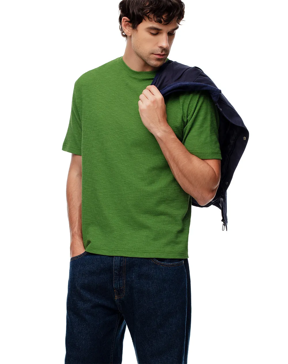 Camiseta oversize verde hombre sold by Gef