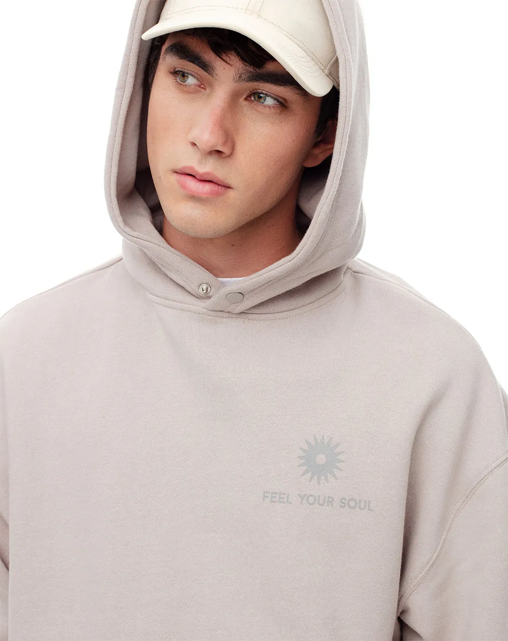 Buzo tipo hoddie café hombre sold by Gef product image thumbnail 3