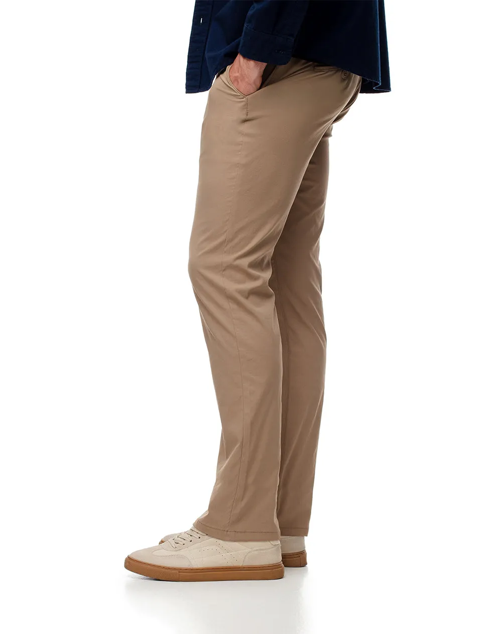 Pantalón chino regular caqui hombre sold by Gef product image thumbnail 4