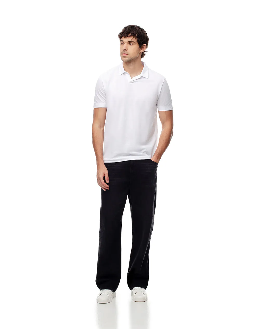 Polo regular algodón blanca hombre sold by Gef product image thumbnail 4
