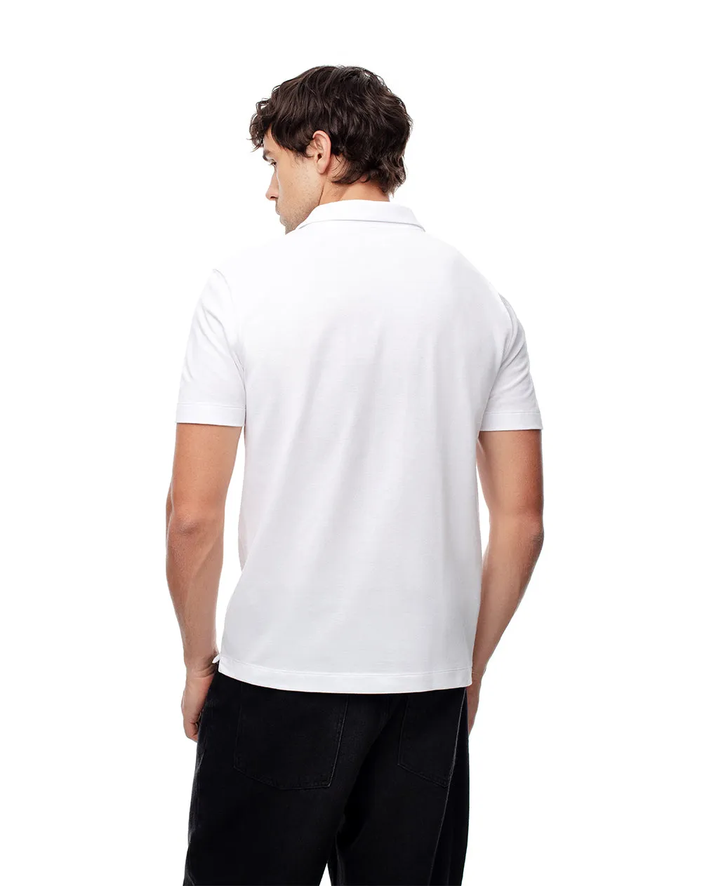 Polo regular algodón blanca hombre sold by Gef product image thumbnail 2