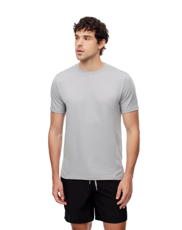 Camiseta deportiva control humedad gris hombre sold by Gef