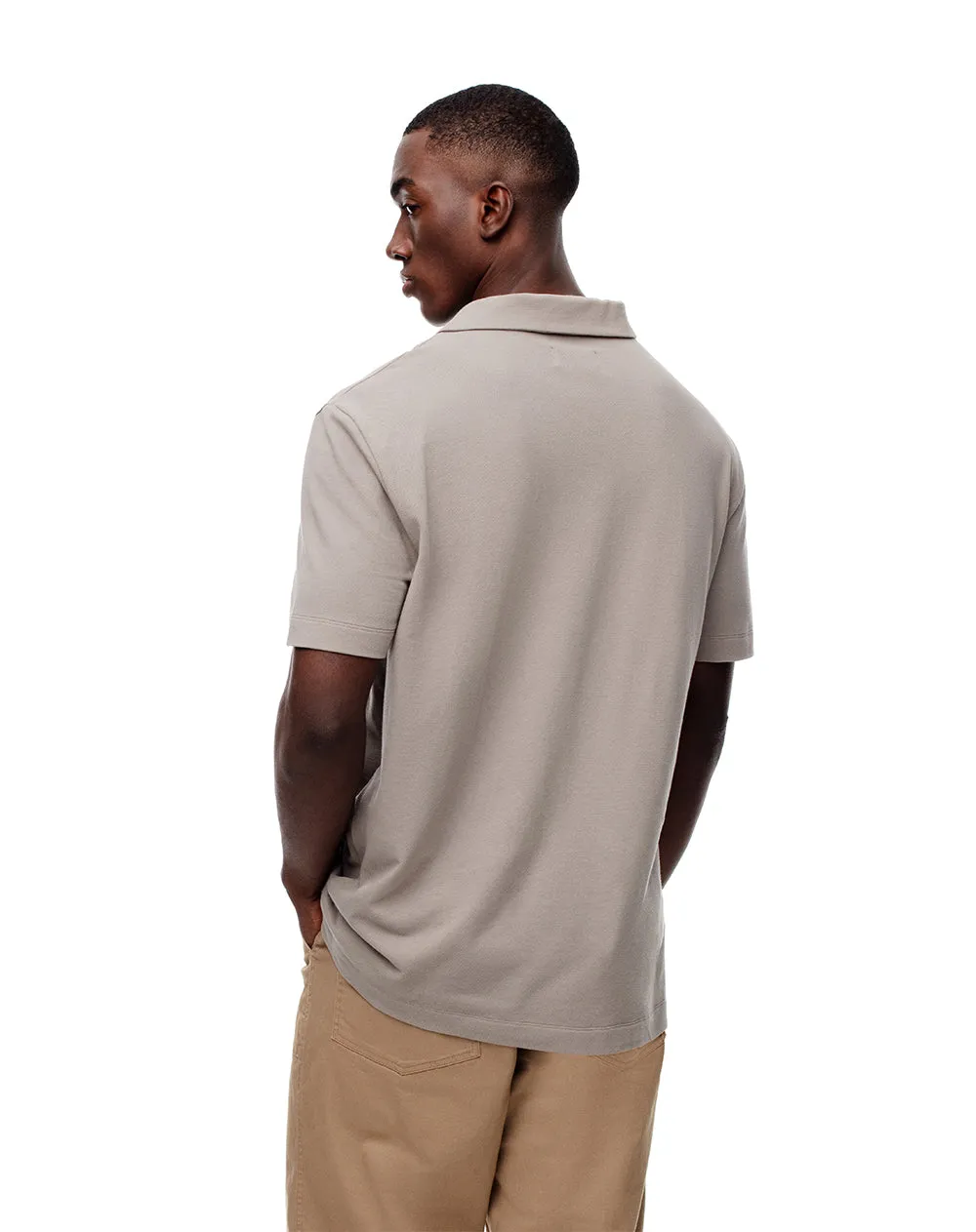 Polo regular fit taupe sold by Gef product image thumbnail 2