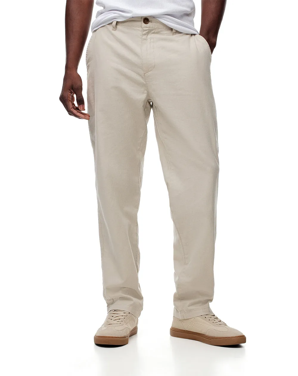 Pantalón chino regular caqui hombre sold by Gef product image thumbnail 3