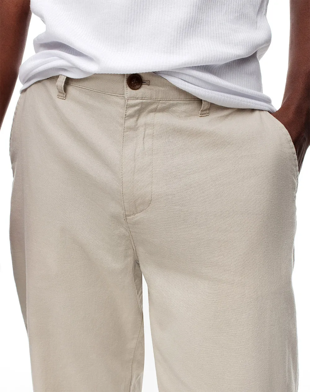 Pantalón chino regular caqui hombre sold by Gef product image thumbnail 5