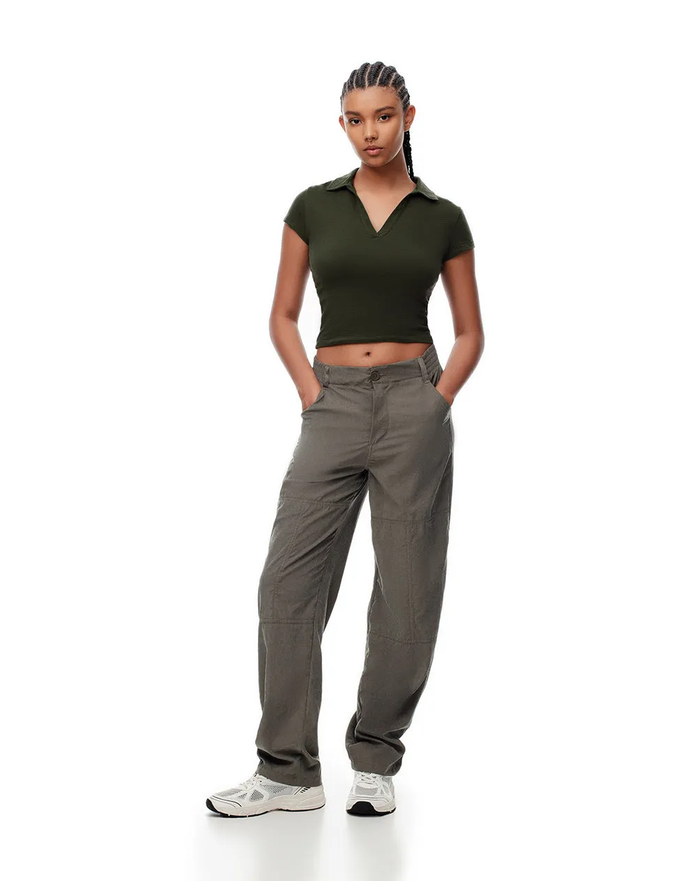 Polo slim algodón verde mujer sold by Gef product image thumbnail 4