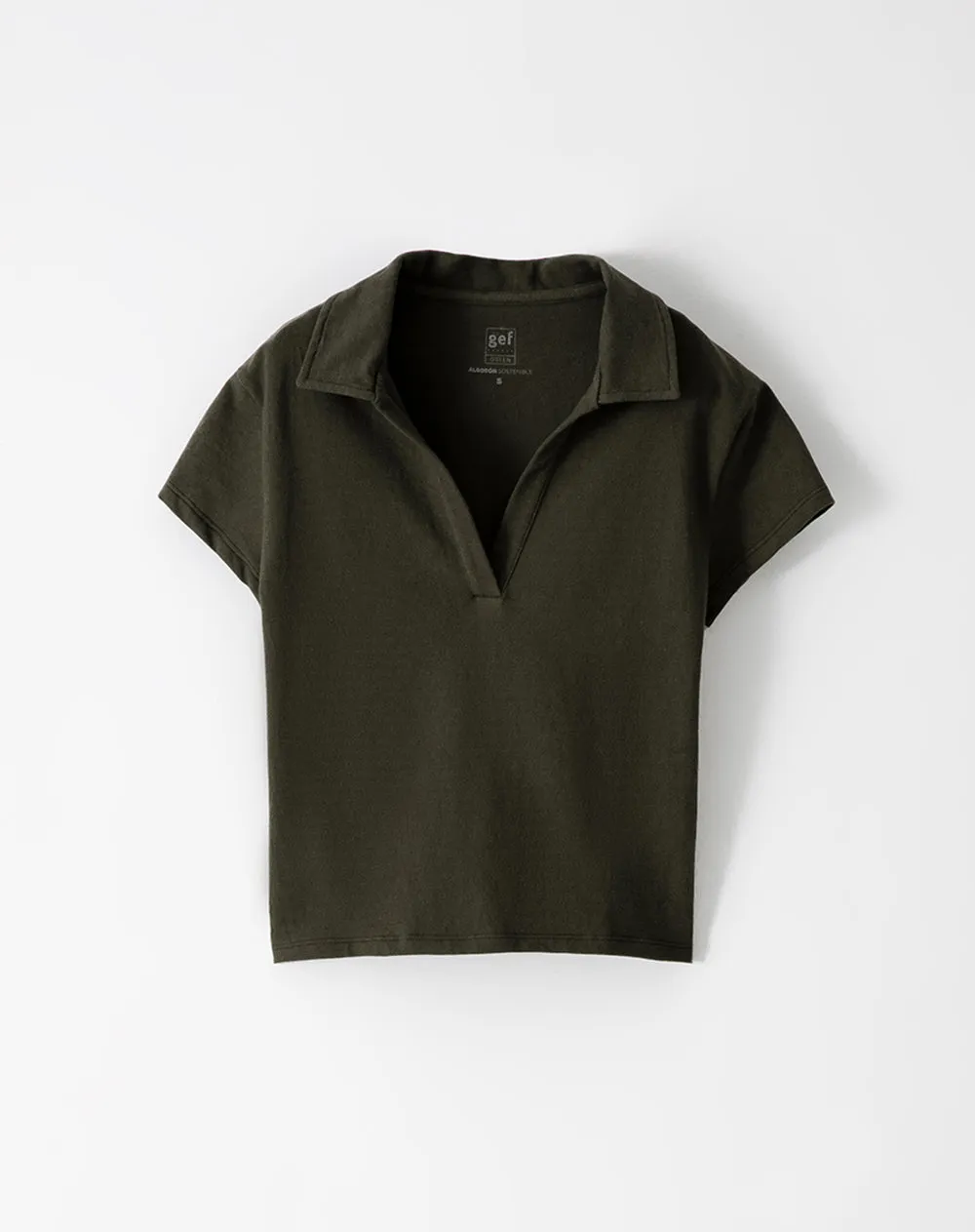 Polo slim algodón verde mujer sold by Gef product image thumbnail 5