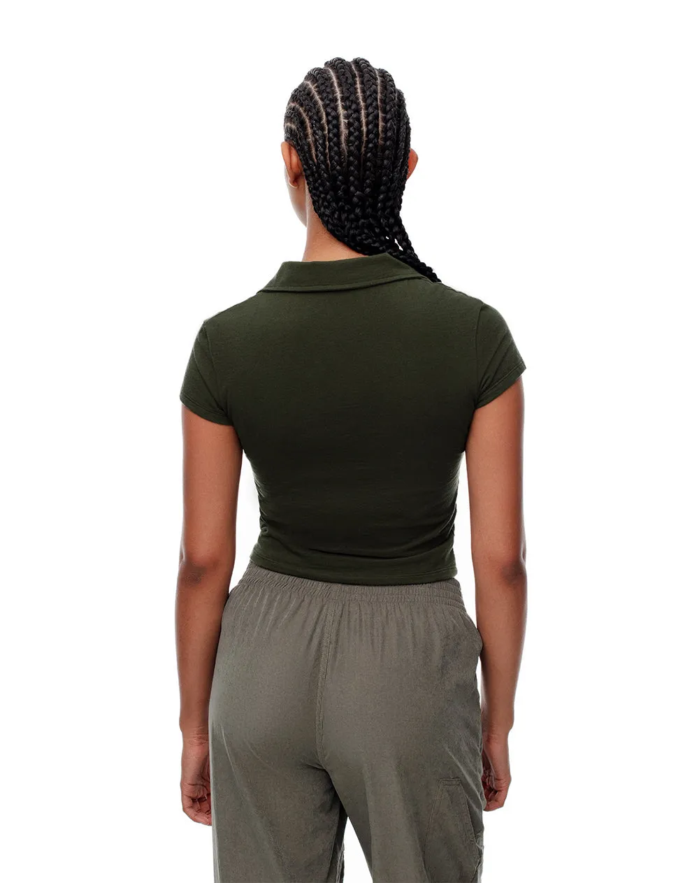 Polo slim algodón verde mujer sold by Gef product image thumbnail 2