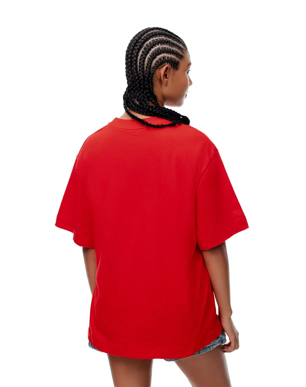 Camiseta relaxed fit manga corta roja sold by Gef product image thumbnail 2