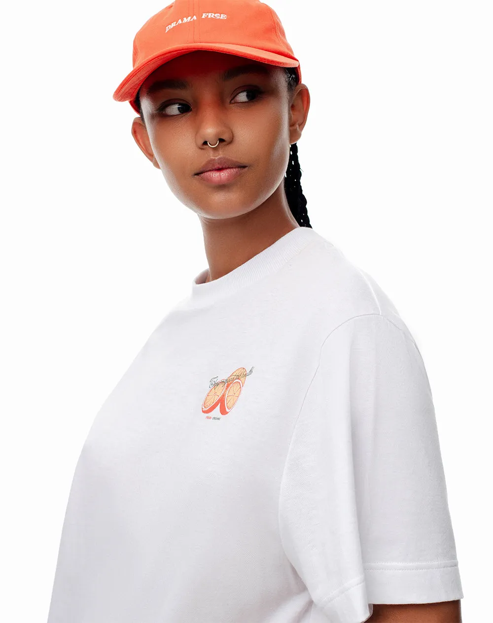 Camiseta relaxed fit manga corta blanca sold by Gef product image thumbnail 3