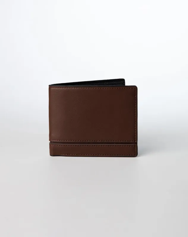 Billetera pequeña café sold by Gef