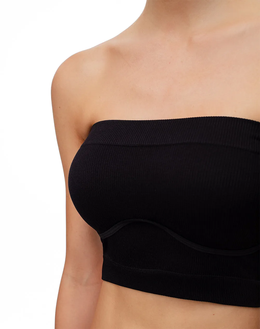 Top strapless soporte medio negro sold by Gef product image thumbnail 3