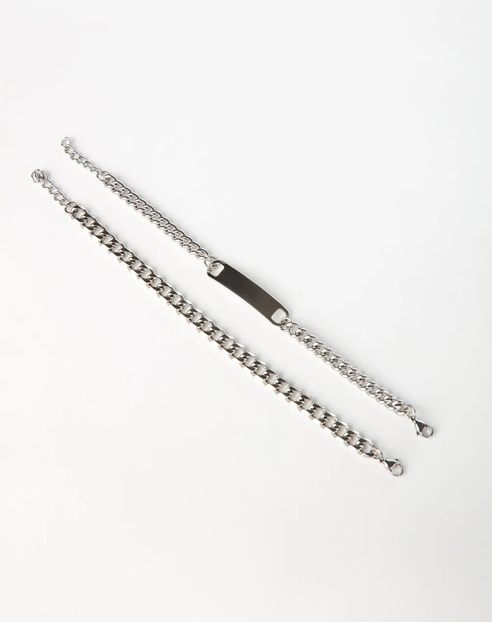 Pulseras x2unds plateadas sold by Gef product image thumbnail 2