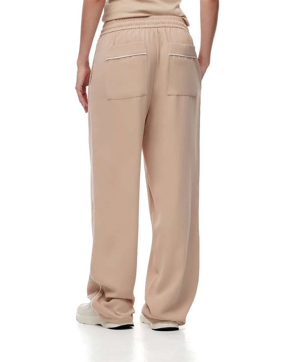 Pantalón recto tiro alto liviano caqui mujer sold by Gef product image thumbnail 2