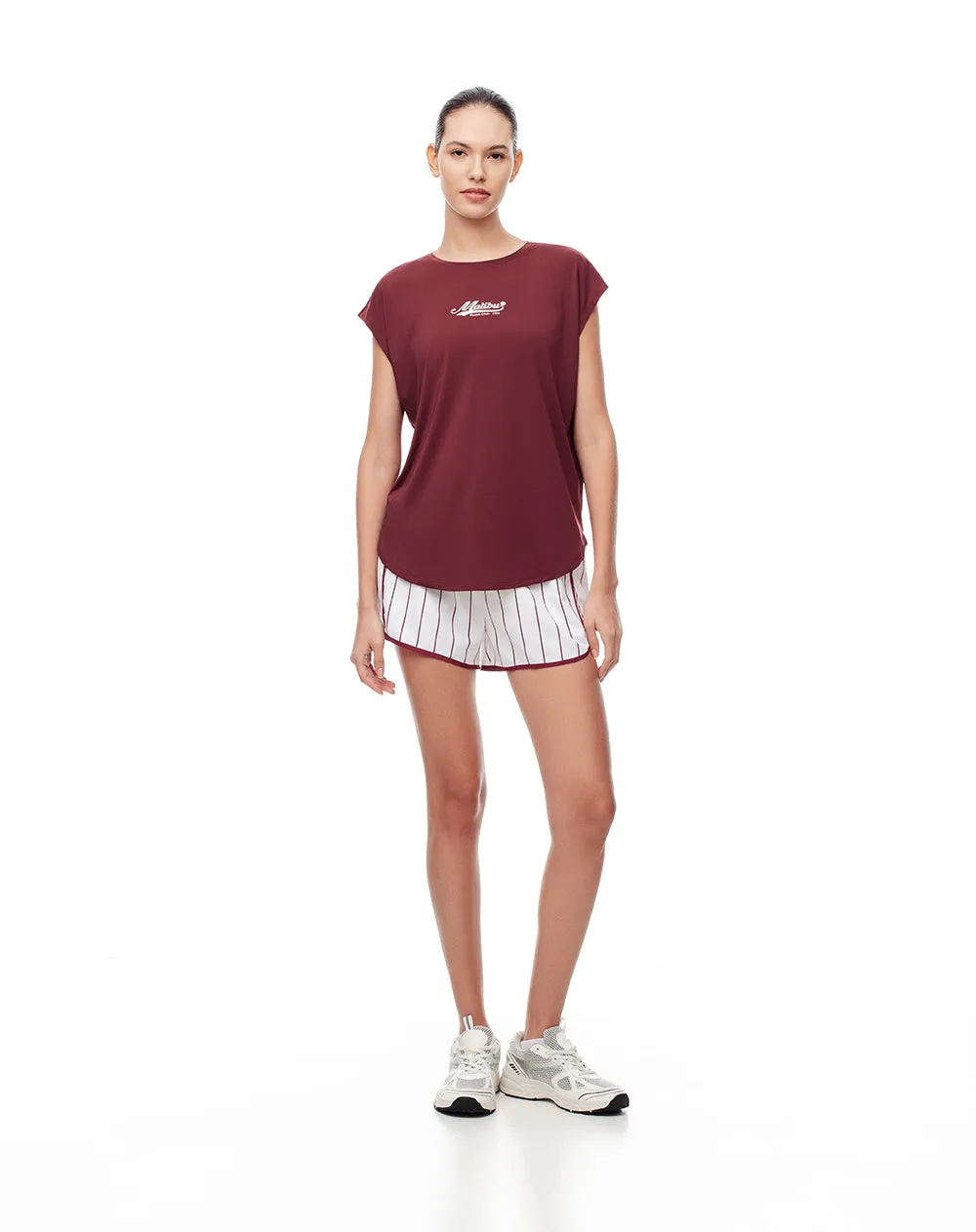 Camiseta deportiva mujer secado rápido vino tinto sold by Gef product image thumbnail 4