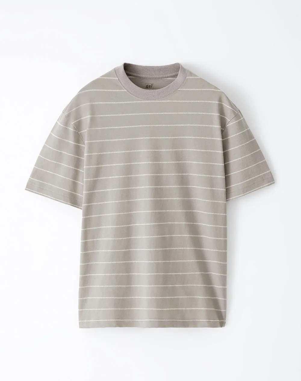 Camiseta regular algodón café rayas hombre sold by Gef product image thumbnail 5