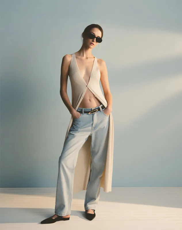 Vestido medio habano sold by Gef