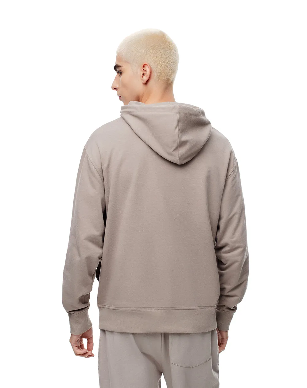 Buzo relax tipo hoddie algodón taupe hombre sold by Gef product image thumbnail 2