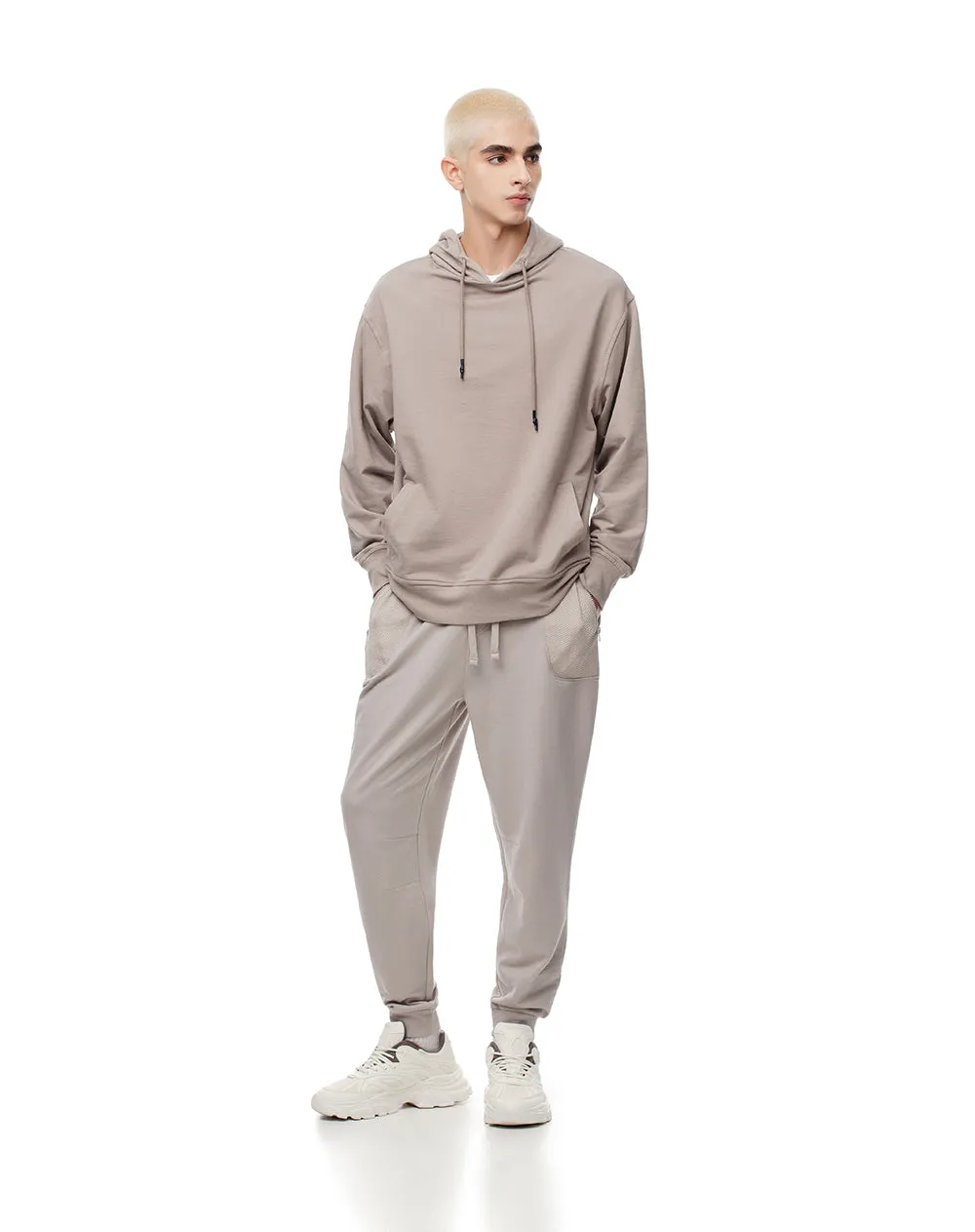 Buzo relax tipo hoddie algodón taupe hombre sold by Gef product image thumbnail 5