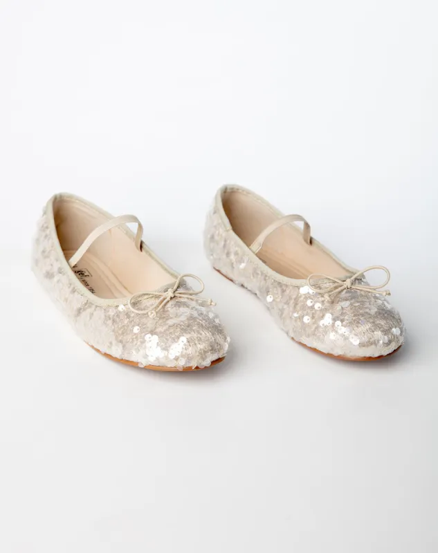 Baletas doradas sold by Gef