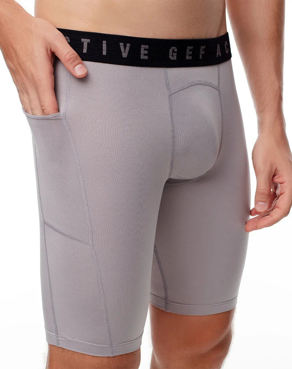 Bóxer deportivo largo gris sold by Gef product image thumbnail 3