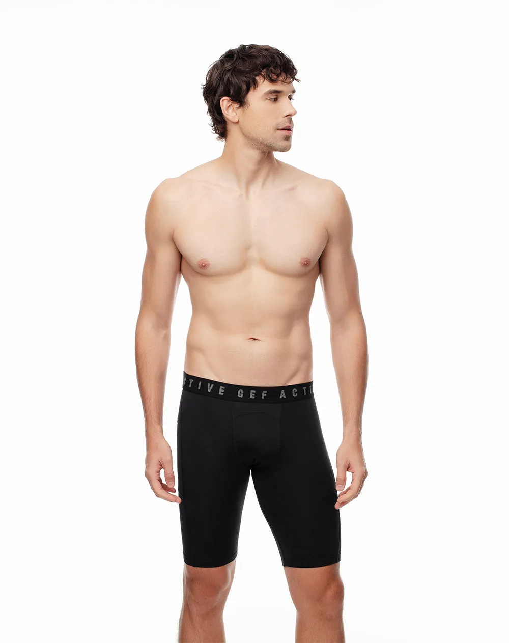 Bóxer deportivo largo negro sold by Gef