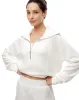 Buzo algodón cuello alto con cierre crudo para mujer sold by Gef