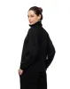 Buzo algodón cuello alto con cierre negro para mujer sold by Gef