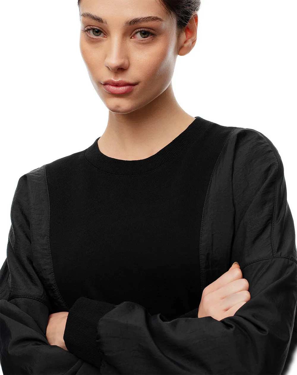 Buzo algodón holgado negro para mujer sold by Gef product image thumbnail 4