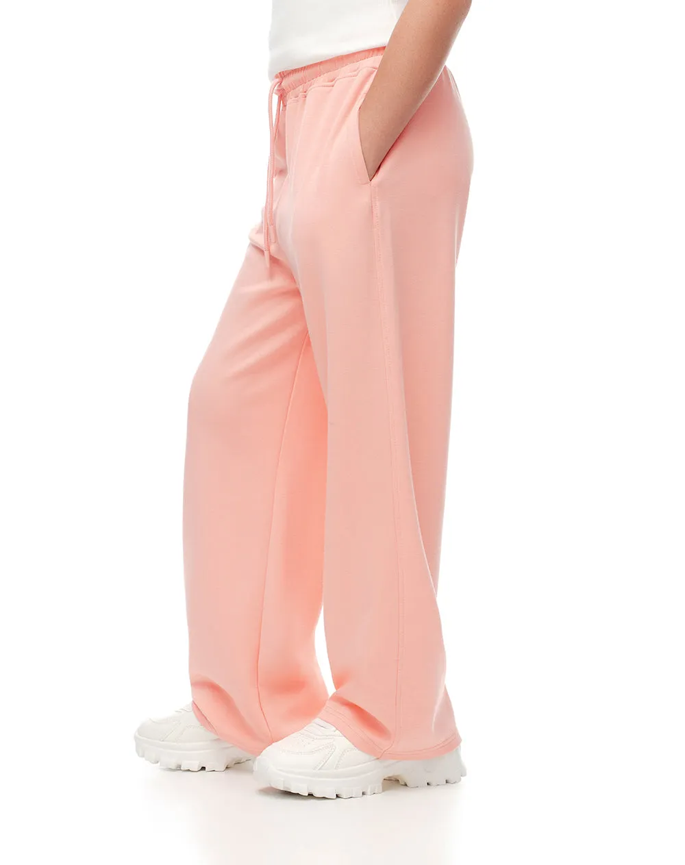 Pantalón holgado tiro medio naranja niña sold by Gef product image thumbnail 4