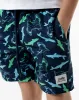 Pantaloneta de baño azul estampado sold by Gef