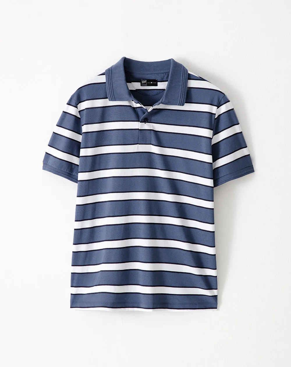 Polo regular algodón azul rayas hombre sold by Gef