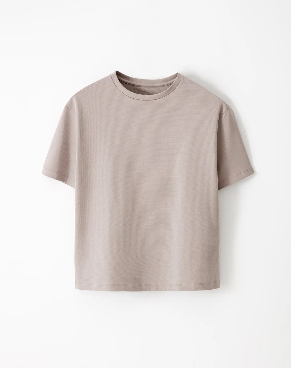 Camiseta oversize taupe mujer sold by Gef