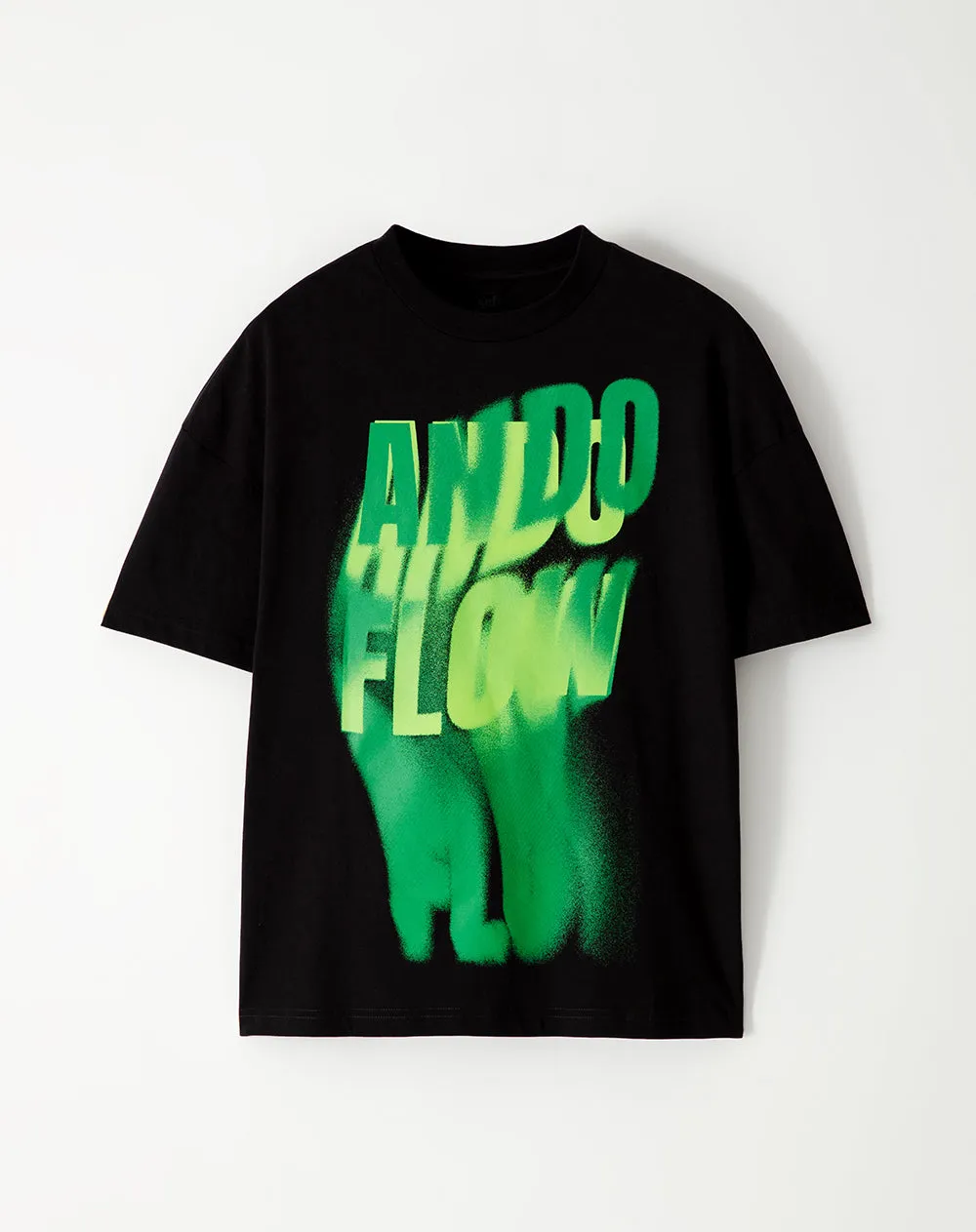 Camiseta oversize algodón negra estampada unisex sold by Gef product image thumbnail 5