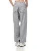 Pantalón tipo jogger tiro medio algodón pretina y bota en resorte gris para mujer sold by Gef