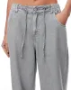 Pantalón tipo jogger tiro medio algodón pretina y bota en resorte gris para mujer sold by Gef