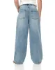 Jean wide leg tiro medio elástico interno indigo medio para niña sold by Gef