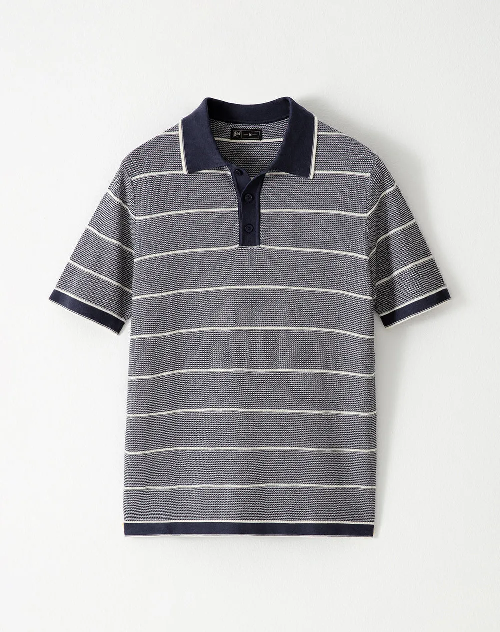 Polo regular algodón azul rayas hombre sold by Gef product image thumbnail 5