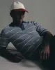 Polo regular fit manga corta azul con rayas sold by Gef