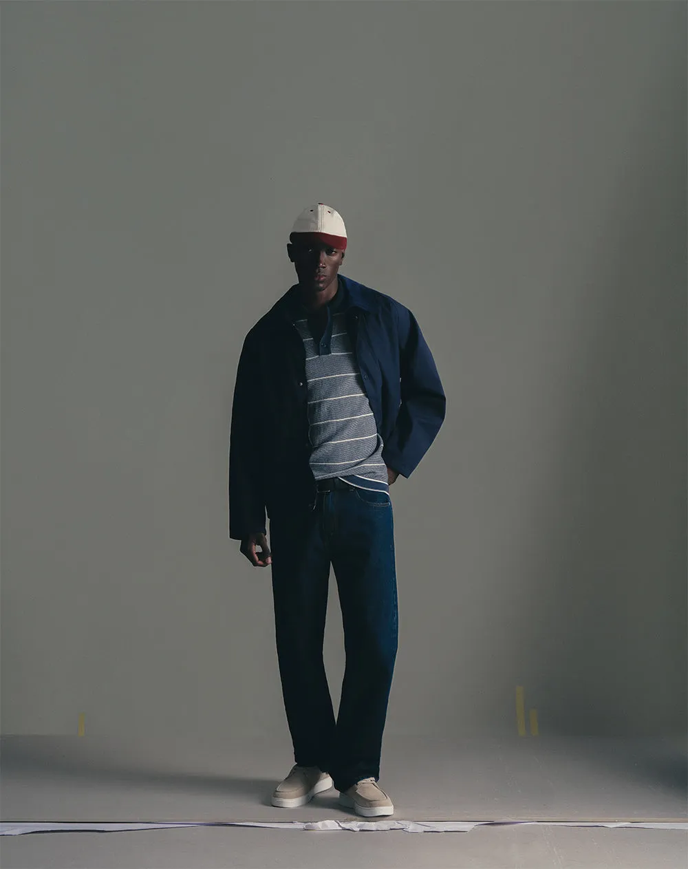 Polo regular algodón azul rayas hombre sold by Gef product image thumbnail 4