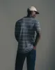 Polo regular fit manga corta azul con rayas sold by Gef