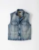 Chaleco regular fit sin capucha indigo medio sold by Gef